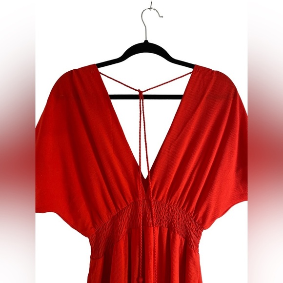 Flying Tomato Red High Dress - Picture 7 of 9